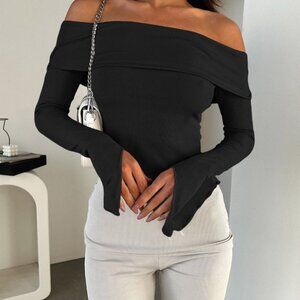 Women's sexy T-shirt bottoming top